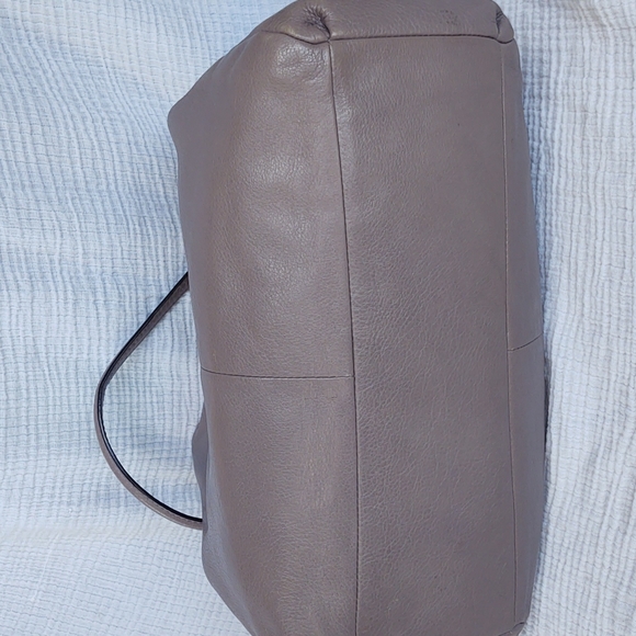 Taupe Coach Leather Purse - Picture 7 of 12